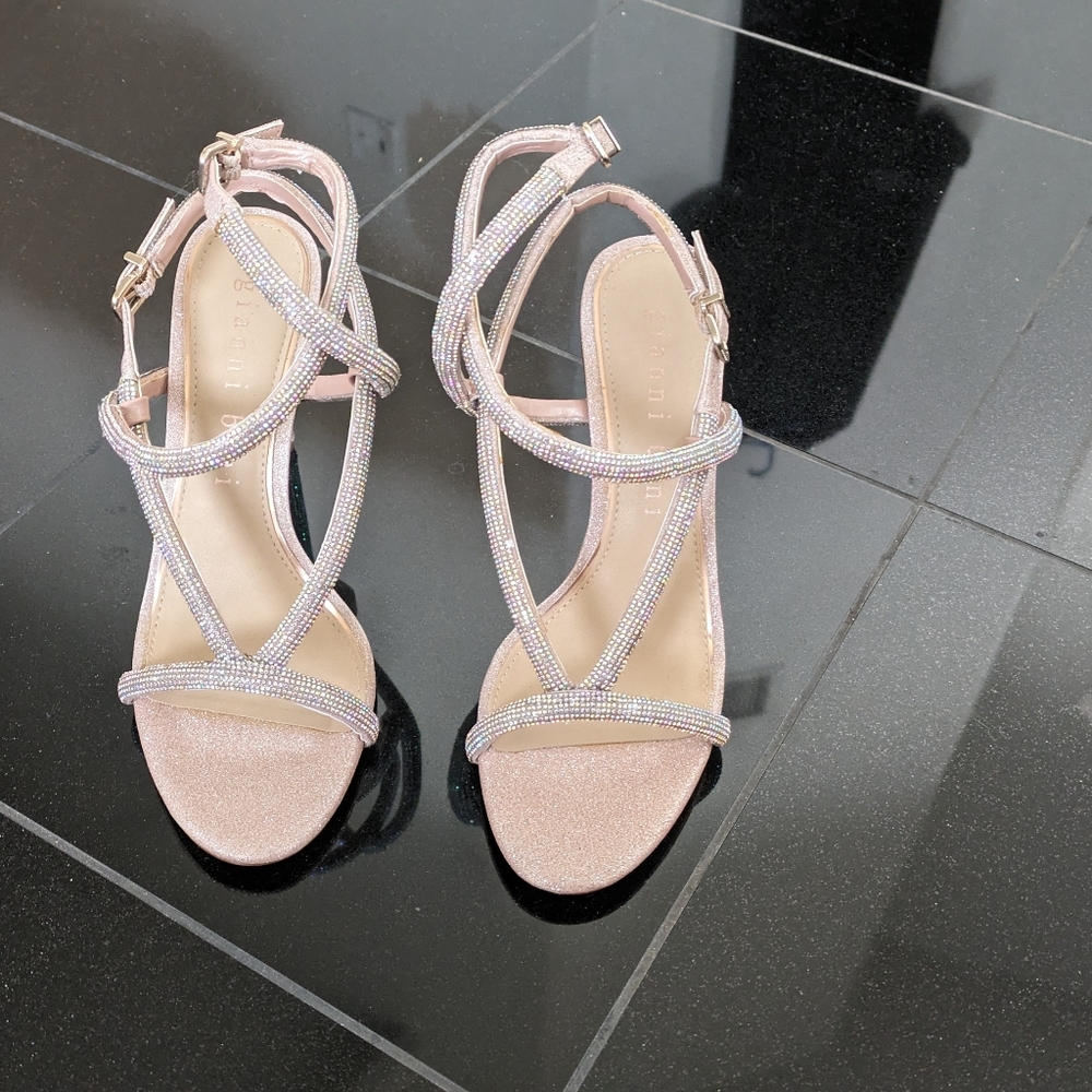 Gianni Bini Juniaa Rhinestone Strappy Heels